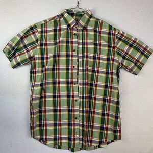 Orvis Short Sleeve Plaid Button Down Shirt